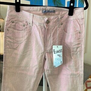 🎯Exocet Shimmer Pink Skinny Jeans